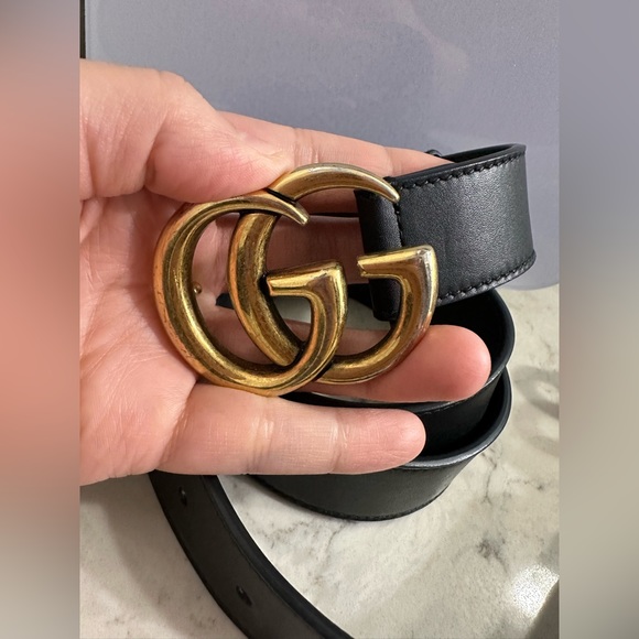 gucci leather belt size 95 - Picture 1 of 6